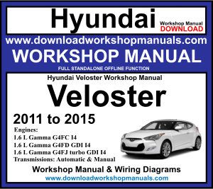 Hyundai Veloster Workshop Service Repair Manual